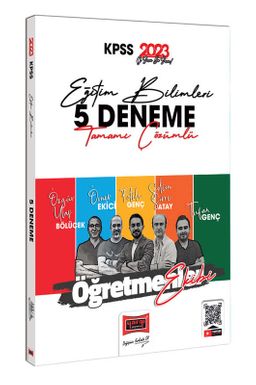 2023 KPSS Eğitim Bilimleri Öğretmenler Ekibi Tamamı Çözümlü 5 Fasikül Deneme