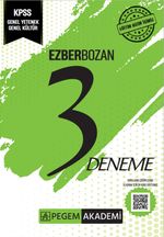 Ezberbozan KPSS Genel Yetenek Genel Kültür Tamamı Çözümlü 3 Deneme