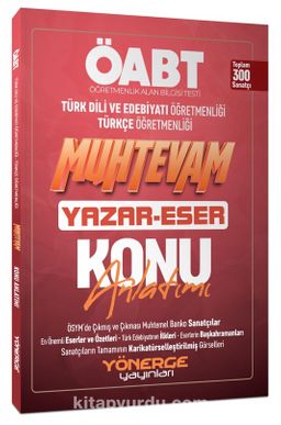 2023 ÖABT Türkçe-Edebiyat Muhtevam Yazar Eser Konu Anlatımı 