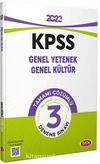 KPSS Genel Yetenek - Genel Kültür Tamamı Çözümlü Fasikül 3 Deneme Sınavı