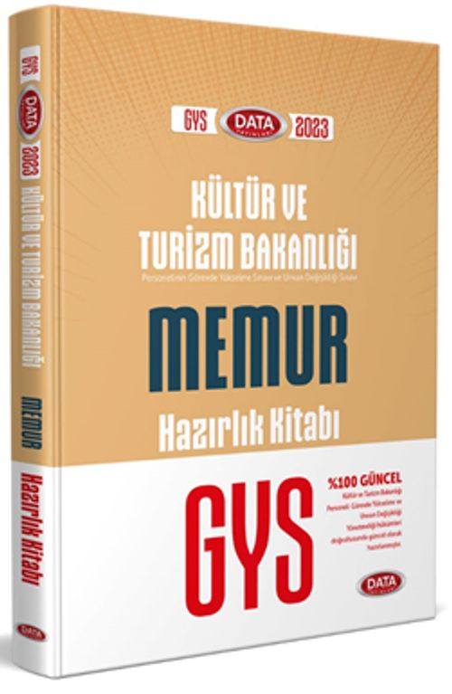Kültür ve Turizm Bakanlığı GYS Memur Hazırlık Kitabı