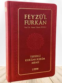 Feyzü'l Furkan Tefsirli Kur'an-ı Kerim Meali (Orta Boy - Ciltli) (Bordo)