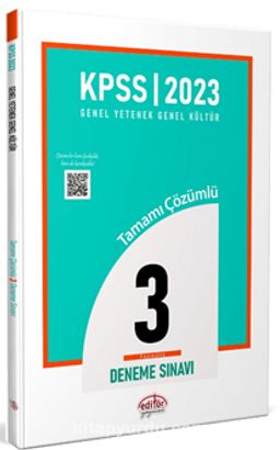 KPSS Genel Yetenek - Genel Kültür Tamamı Çözümlü Fasikül 3 Deneme Sınavı 