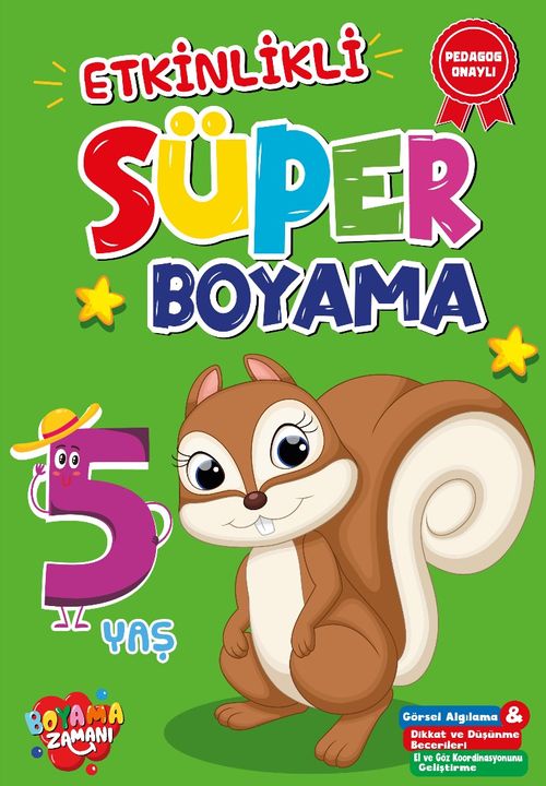 Etkinlikli Süper Boyama 5 Yaş