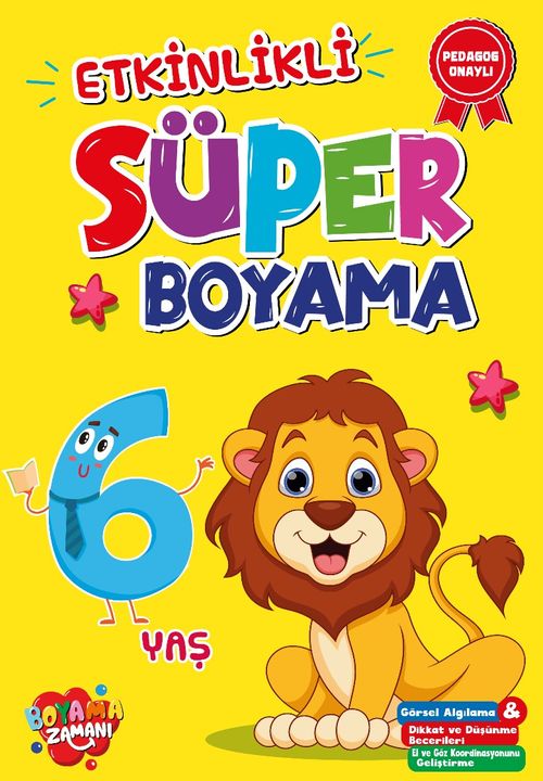 Etkinlikli Süper Boyama 6 Yaş
