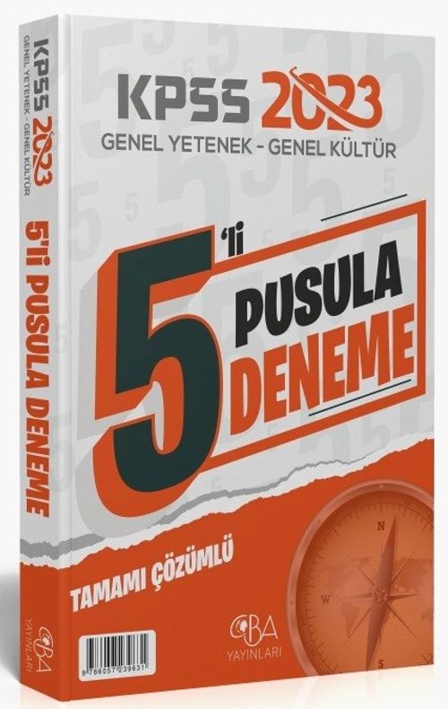2023 KPSS Genel Yetenek Genel Kültür Pusula 5 Deneme Çözümlü 