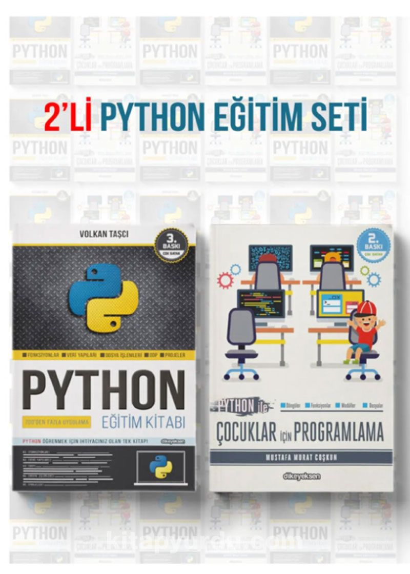 2'li Python Eğitim Seti (2 Kitap)