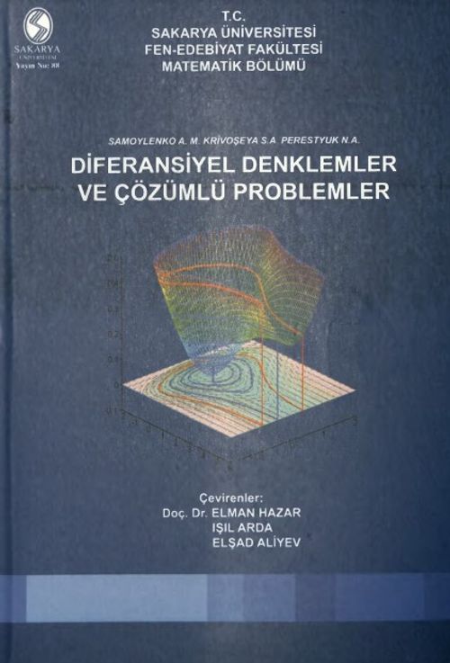 Diferansiyel Denklemler ve Çözümlü Problemler