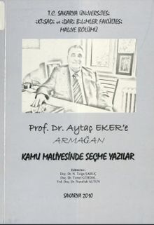 Prof. Dr. Aytaç Eker'e Armağan