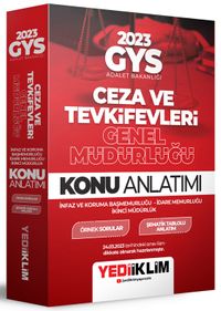 2023 GYS Adalet Bakanlığı Ceza ve Tevkifevleri Genel Müdürlüğü Konu Anlatımı 