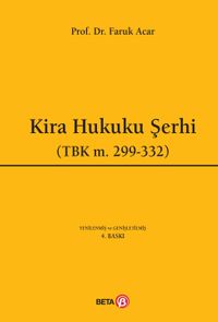 Kira Hukuku Şerhi (TBK m.299-332)
