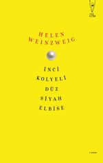 İnci Kolyeli Düz Siyah Elbise