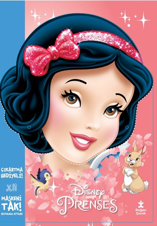 Maskeni Tak Disney Prenses Çıkartma Hediyeli Boyama Kitabı