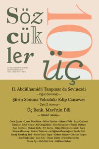 Sözcükler İki Aylık Edebiyat Dergisi Sayı:103 Mayıs-Haziran 2023