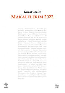 Makalelerim 2022
