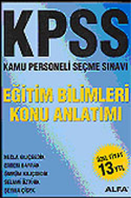 KPSS Eğitim Bilimleri Konu Anlatımı
