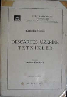 Descartes Üzerine Tetkikler (11-E-15)