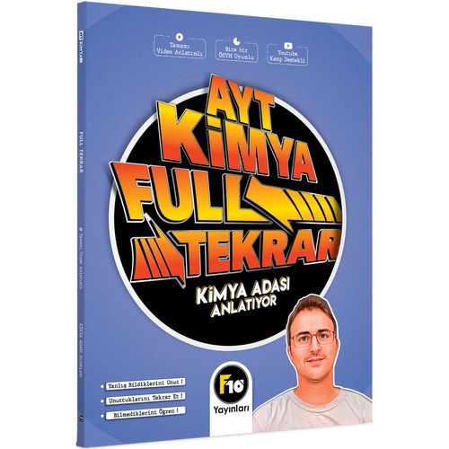2023 Kimya Adası AYT Kimya Full Tekrar Video Ders Kitabı