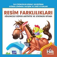 Eğlenceli Süper Aktivite Ve Etkinlik Kitabı Resim Farklılıkları