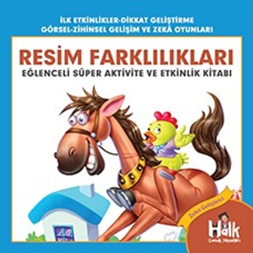 Eğlenceli Süper Aktivite Ve Etkinlik Kitabı Resim Farklılıkları