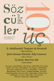 Sözcükler İki Aylık Edebiyat Dergisi Sayı:98 Temmuz-Ağustos  2022