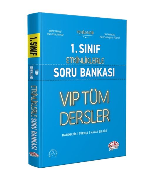 1. Sınıf VIP Tüm Dersler Etkinliklerle Soru Bankası