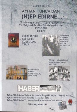 Ayhan Tunca’dan (H)Ep Edirne… Cilt:1