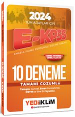 2024 Tüm Adaylar İçin Ekpss Tamamı Çözümlü 10 Deneme