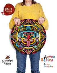 AZTEC Aztec Calendar-Sürpriz Parçalı 304 Parça Hazır Puzzle (AZH63-S)