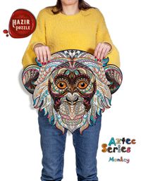 AZTEC Monkey 496 Parça Hazır Puzzle (AZH60)