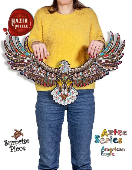 AZTEC American Eagle-Sürpriz Parçalı	241 Parça Hazır Puzzle (AZH55-S)