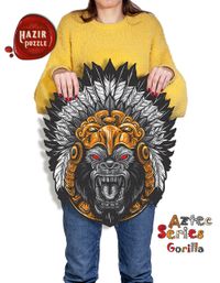 AZTEC Gorilla 558 Parça Hazır Puzzle (AZH50)