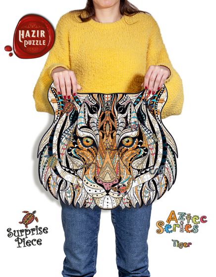 AZTEC Tiger-Sürpriz Parçalı 470 Parça Hazır Puzzle (AZH45-S)