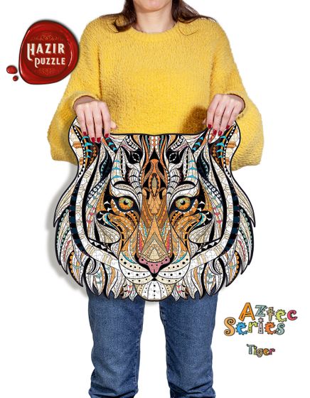 AZTEC Tiger 554 Parça Hazır Puzzle (AZH44)
