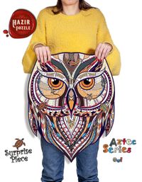 AZTEC Owl-Sürpriz Parçalı 628 Parça Hazır Puzzle (AZH39-S)