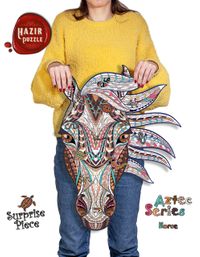 AZTEC Horse-Sürpriz Parçalı 425 Parça Hazır Puzzle (AZH37-S)