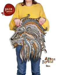 AZTEC Lion 588 Parça Hazır Puzzle (AZH34)