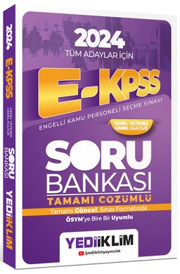 2024 Tüm Adaylar İçin E-KPSS Genel Yetenek Genel Kültür Tamamı Çözümlü Soru Bankası 