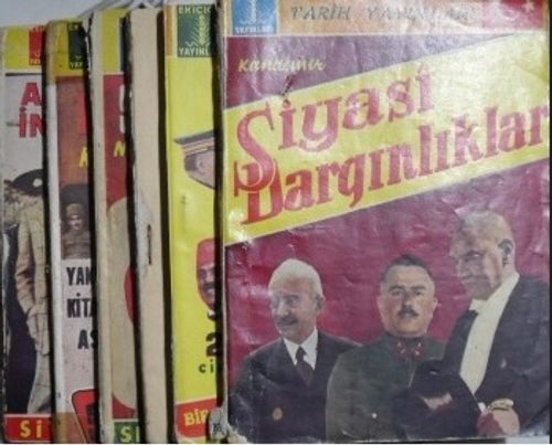 Siyasi Dargınlıklar / 6 CİLT / 1- Mukaddes İttifak, 2-Birbirlerinden Ebediyen ..., 3- Dargınlıklar ..., 4- Serbes Fırka Nasıl Kuruldu … 5- Karabekir'in Kitabı Niçin ve Nasıl Yakıldı? Yakılan Kitabın Aslı, 6- Atatürk-İnönü, Mareşal Dargınlığı(1-A-4)