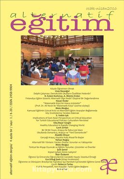 Alternatif Eğitim Dergisi Ocak-Nisan 2016