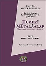 Cilt 2 Hukuki Mütalaalar / Ortaklık Hukuku
