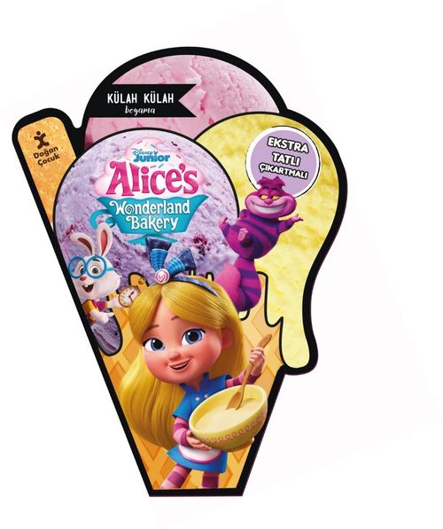 Külah Külah Boyama Disney Alice'in Harikalar Pastanesi