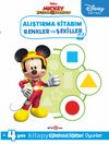 Disney Eğitsel Mickey ve Çılgın Yarışçılar Alıştırma Kitabım Renkler ve Şekiller