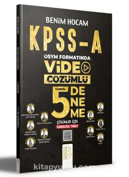 KPSS A Grubu ÖSYM Formatında Video Çözümlü 5 Deneme