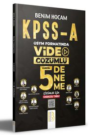 KPSS A Grubu ÖSYM Formatında Video Çözümlü 5 Deneme