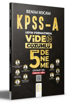 KPSS A Grubu ÖSYM Formatında Video Çözümlü 5 Deneme