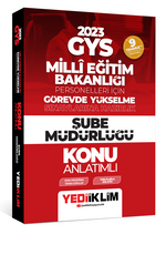 2023 GYS Millî Eğitim Bakanlığı Personelleri İçin Görevde Yükselme Sınavlarına Hazırlık Şube Müdürlüğü Konu Anlatımlı 