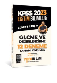 2023 KPSS Eğitim Bilimleri Ölçme ve Değerlendirme Tamamı Çözümlü 12 Deneme