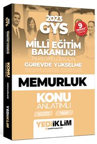 2023 GYS Millî Eğitim Bakanlığı Görevde Yükselme Sınavı Memurluk Konu Anlatımı