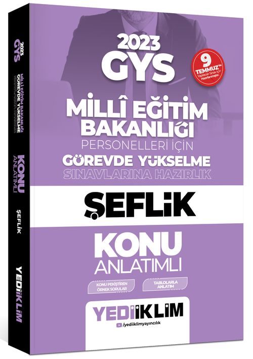 2023 GYS  Millî Eğitim Bakanlığı Görevde Yükselme Sınavı Şeflik Konu Anlatımı